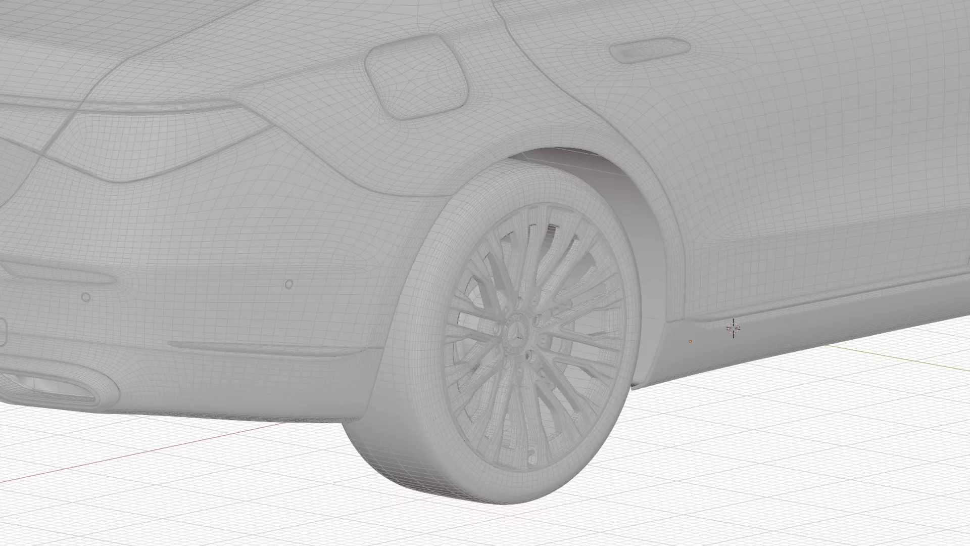 Mercedes Benz S Class 3D model_10