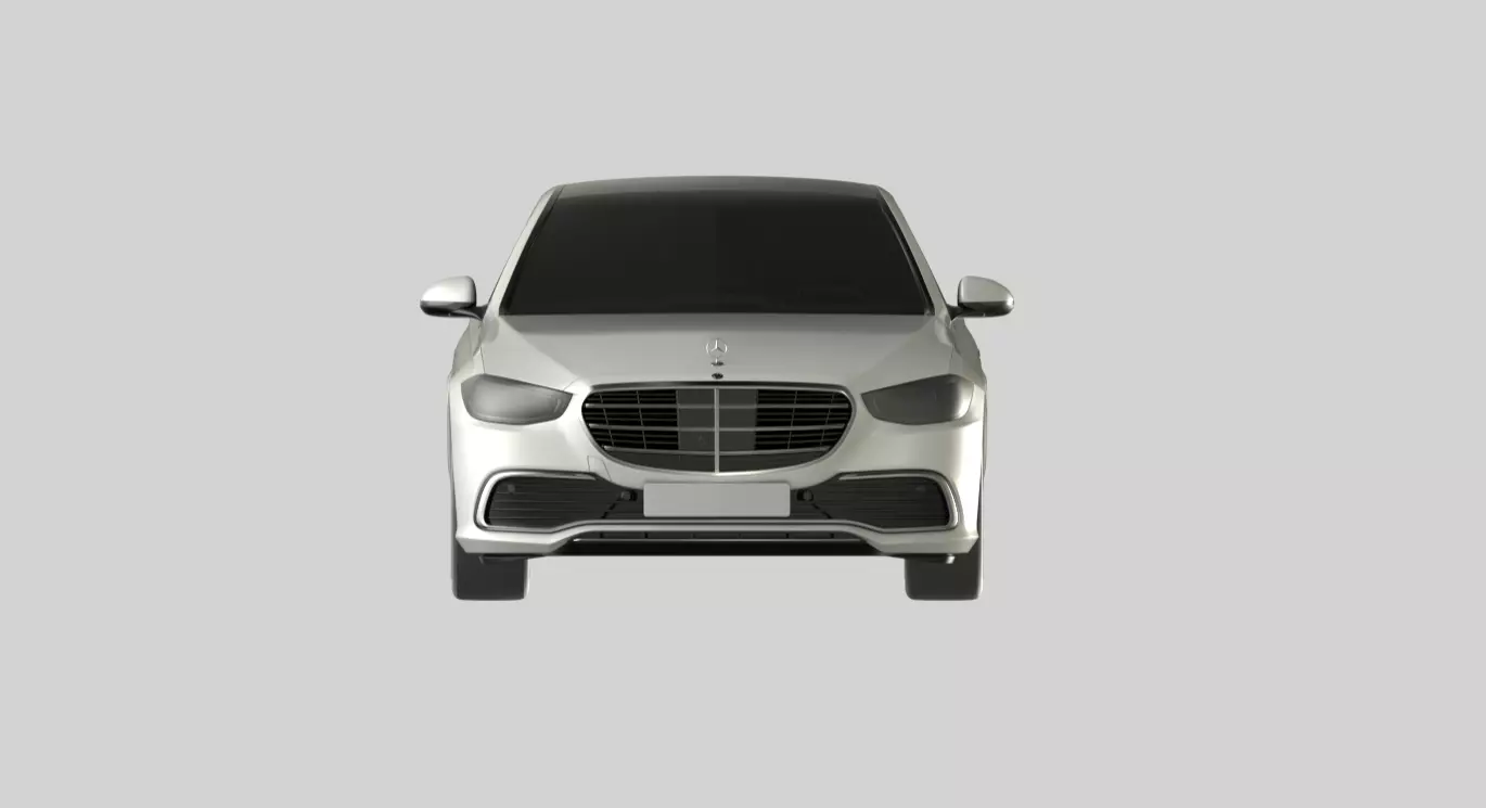 Mercedes Benz S Class 3D model_3