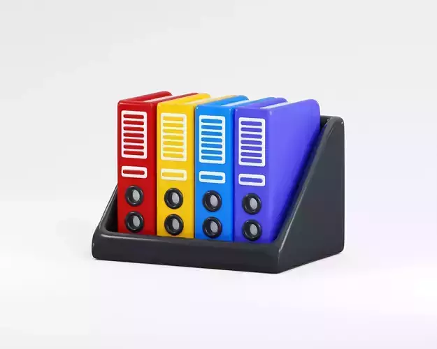 Cartoon Office binder