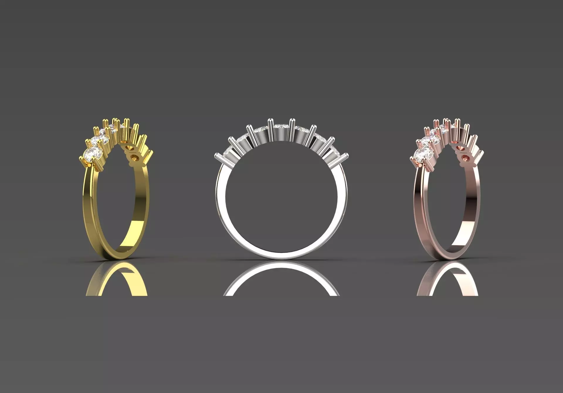 The Band and Row Diamond Ring Collection _24