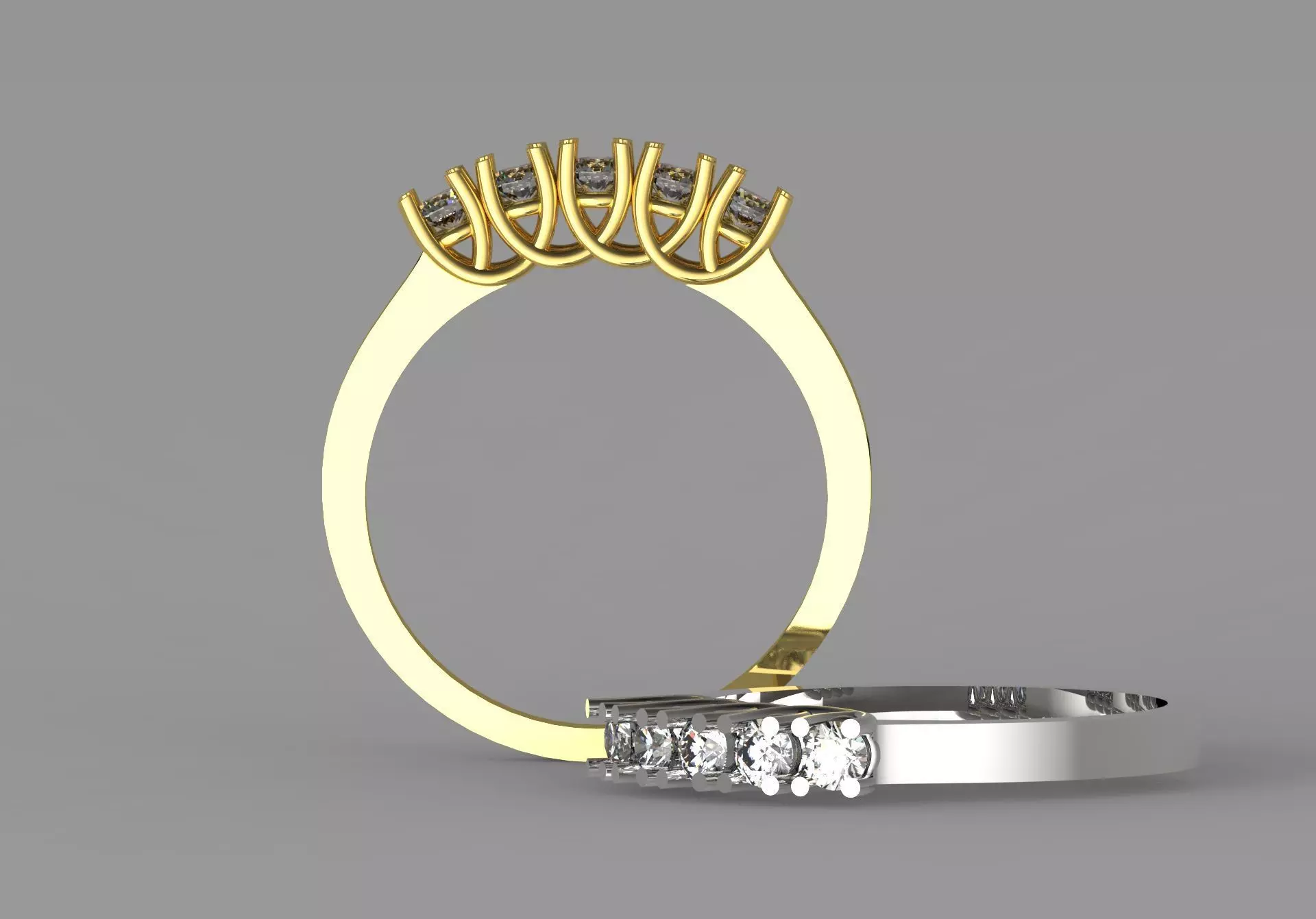 The Band and Row Diamond Ring Collection _32