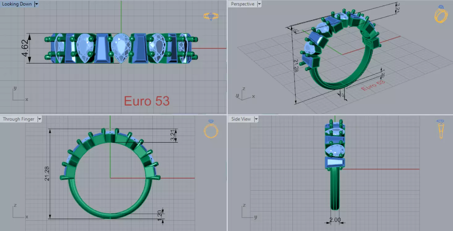 The Band and Row Diamond Ring Collection _41