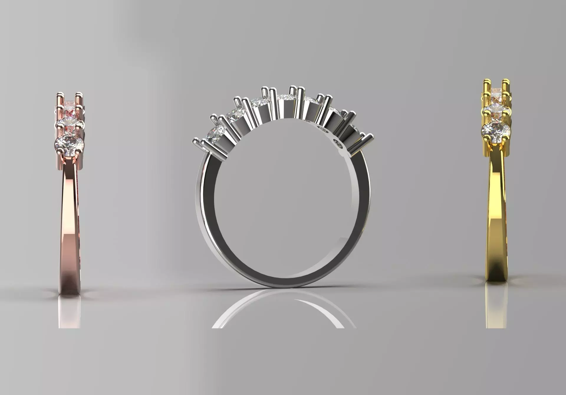 The Band and Row Diamond Ring Collection _25