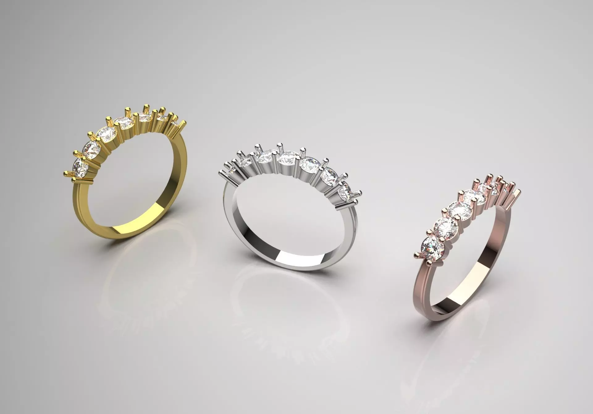 The Band and Row Diamond Ring Collection _28