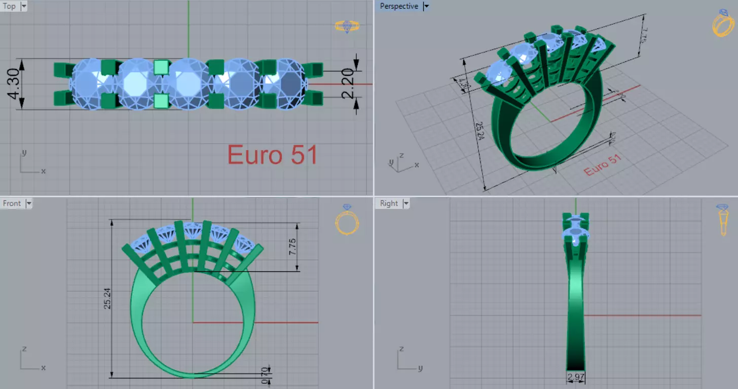The Band and Row Diamond Ring Collection _21