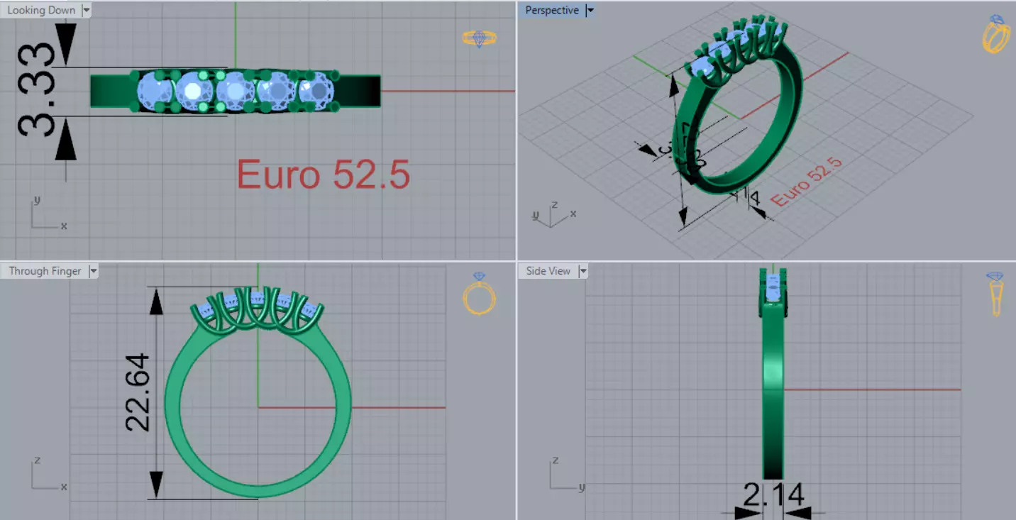 The Band and Row Diamond Ring Collection _34