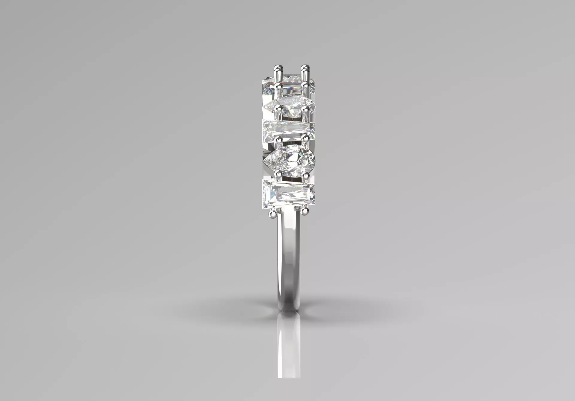 The Band and Row Diamond Ring Collection _38