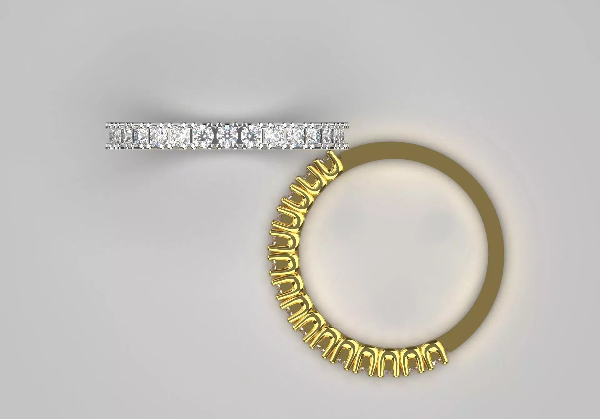 The Band and Row Diamond Ring Collection _12