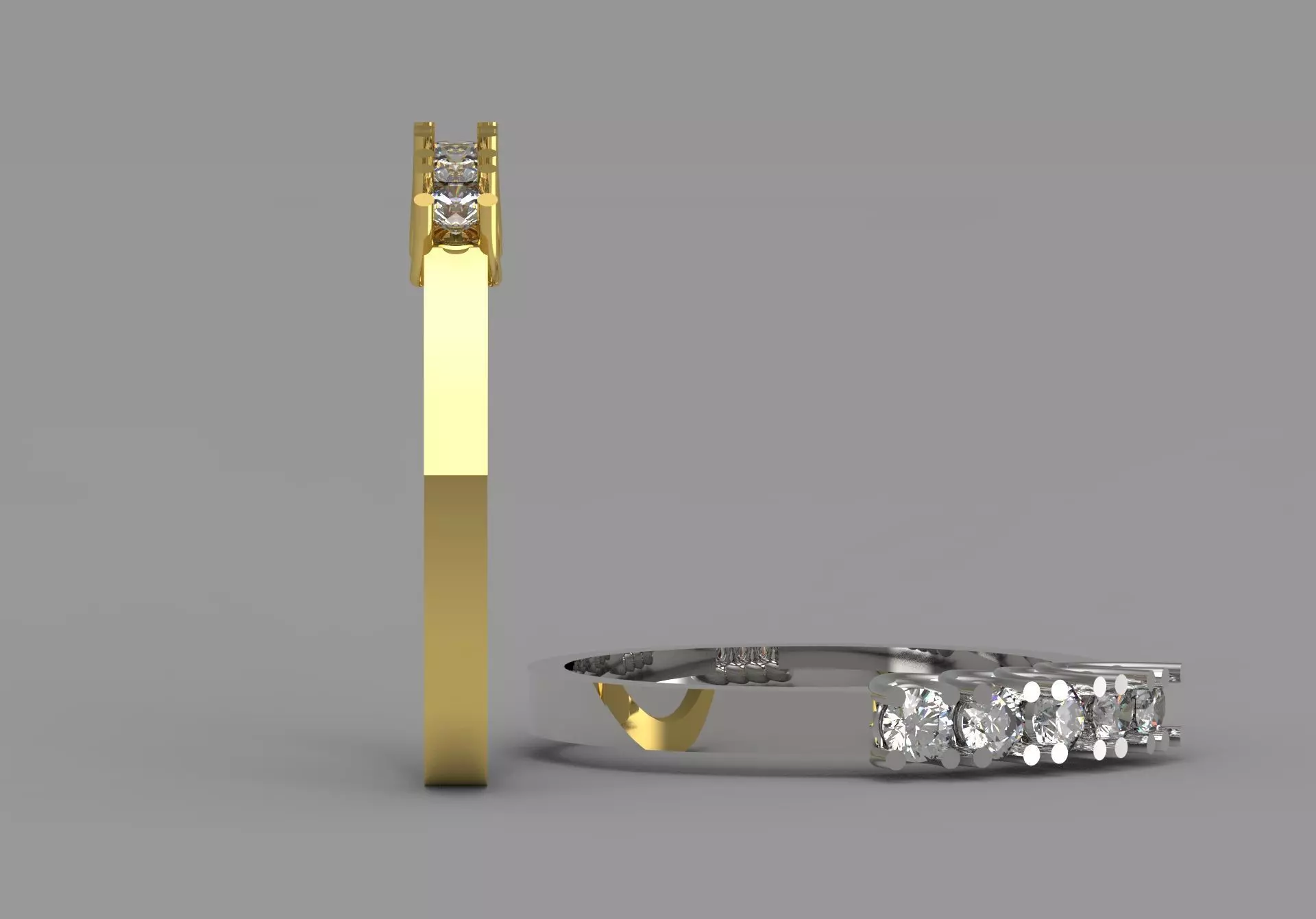 The Band and Row Diamond Ring Collection _31