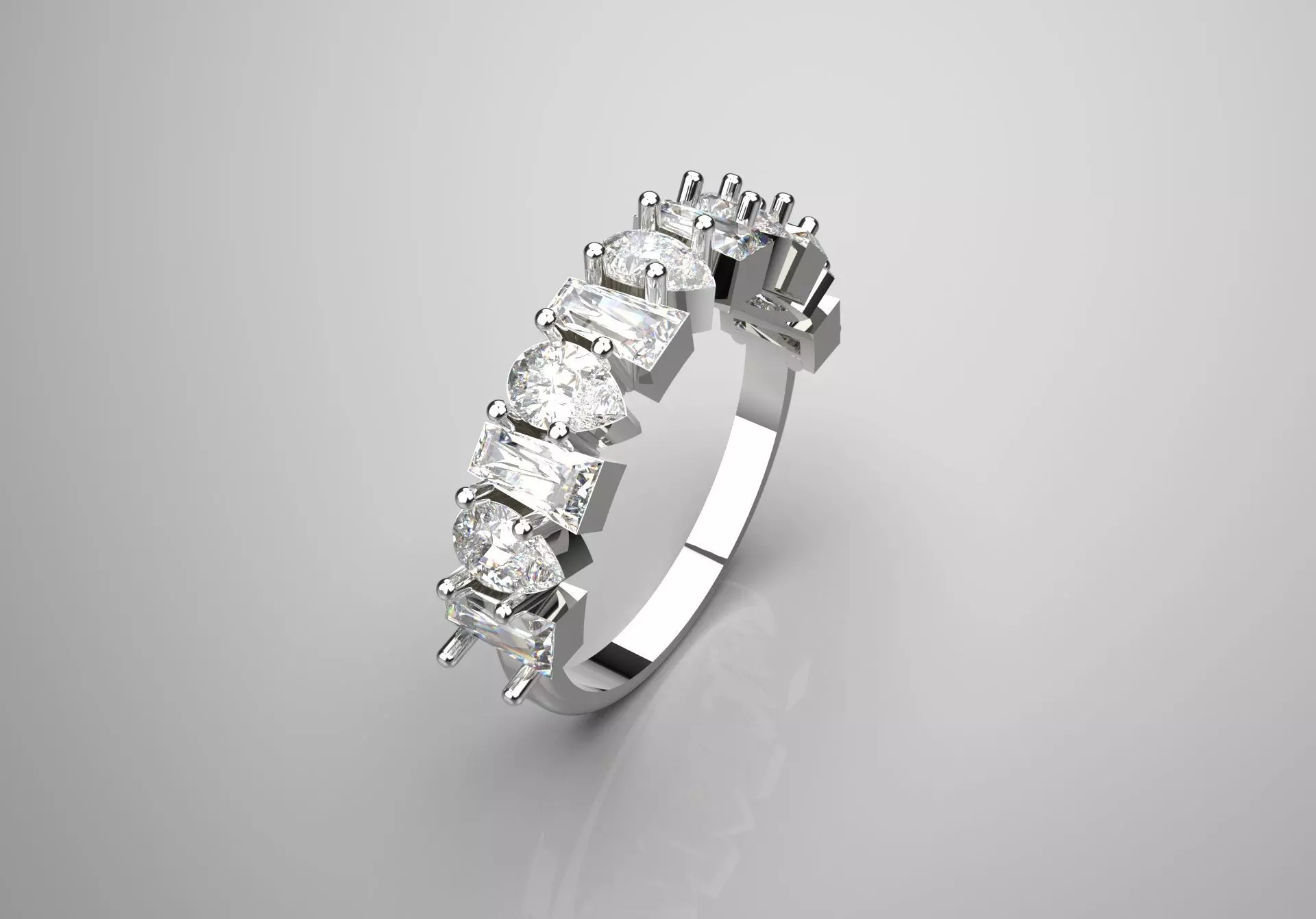 The Band and Row Diamond Ring Collection _42