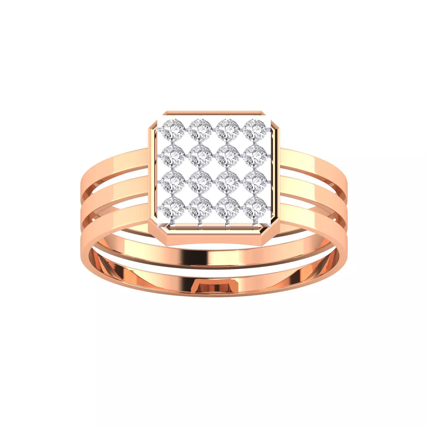 Mens Ring Render 3dm STL MTL SLC JCD OBJ FBX Details 3D print model_5