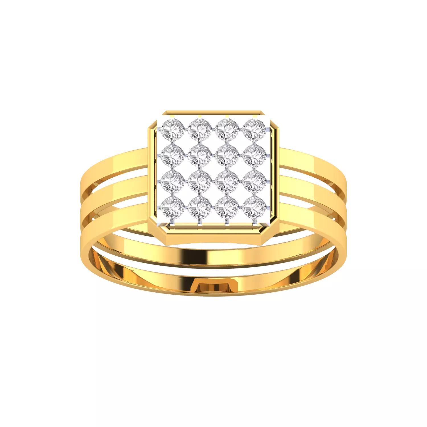 Mens Ring Render 3dm STL MTL SLC JCD OBJ FBX Details 3D print model_23