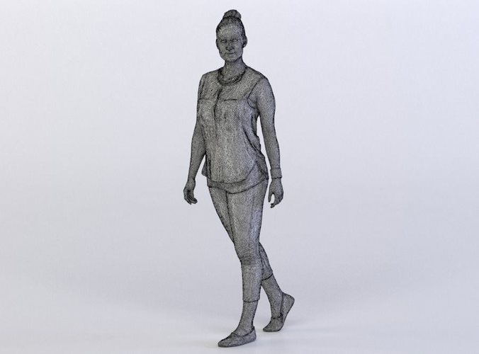 Rosy 0104 Woman walking aside