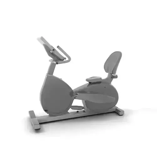 Sleek Black Exercise Bike model pack