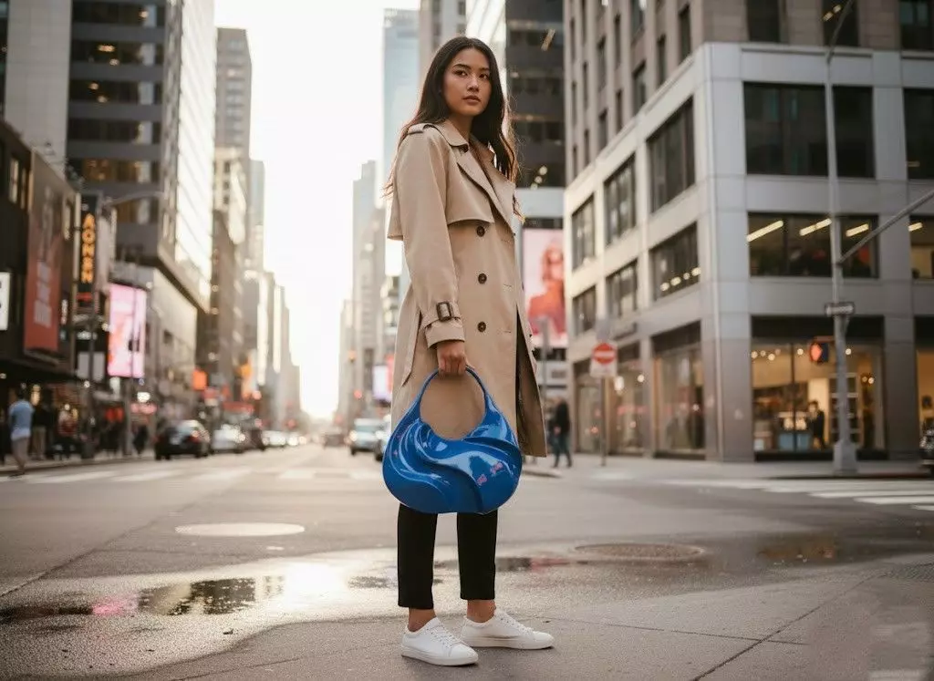 Abstract Fluid Handbag 3D print model_1