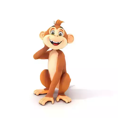 Cheerful Monkey Character model pack