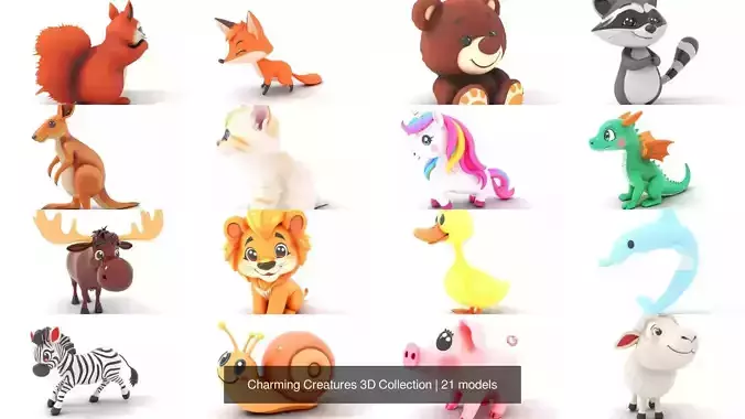Charming Creatures 3D Collection