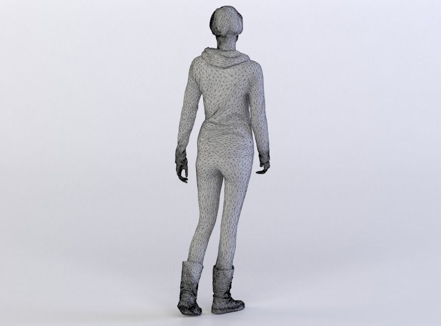 Stephanie 0376 Woman in sportswear 3D model_6