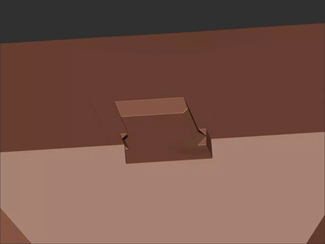 Low Poly Lips Wall Art 3D print model_3