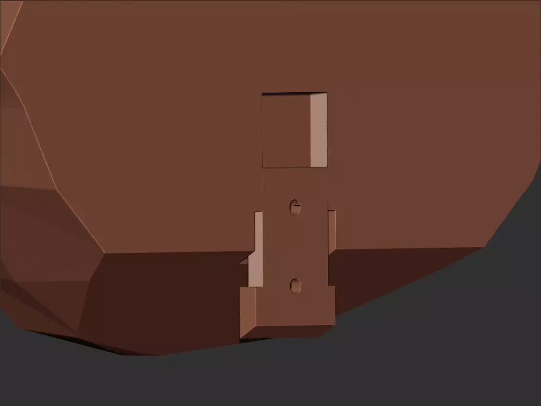 Low Poly Lips Wall Art 3D print model_11