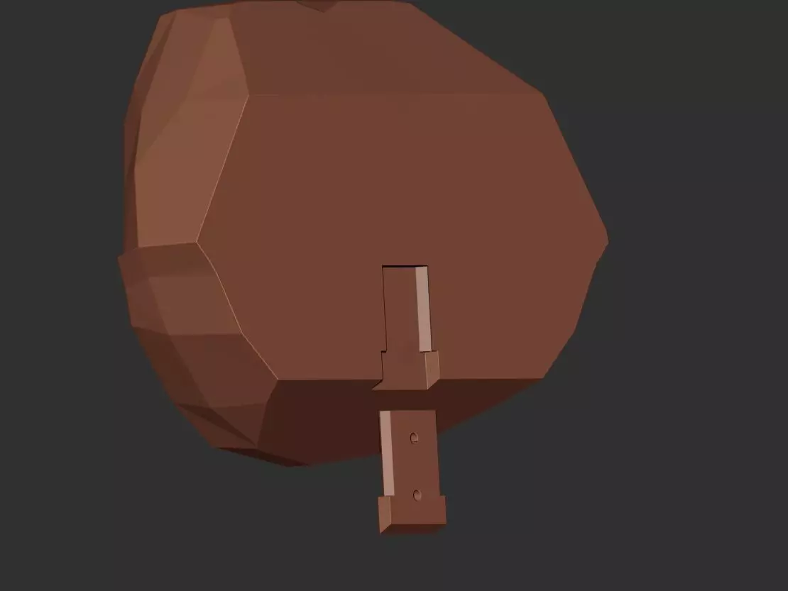 Low Poly Lips Wall Art 3D print model_4