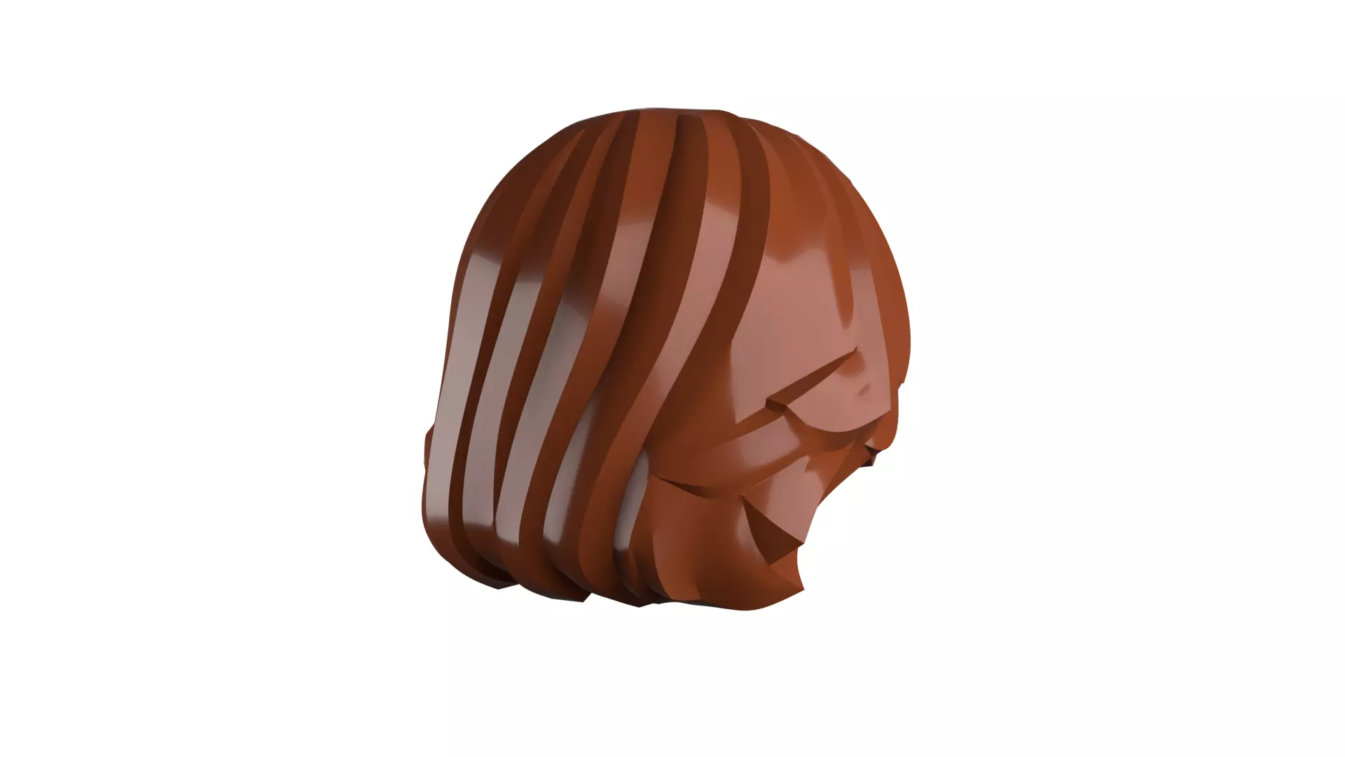Custom3Dprint Minifigure Accessory - Minifigure Hair S2 - 104 3D print model_33