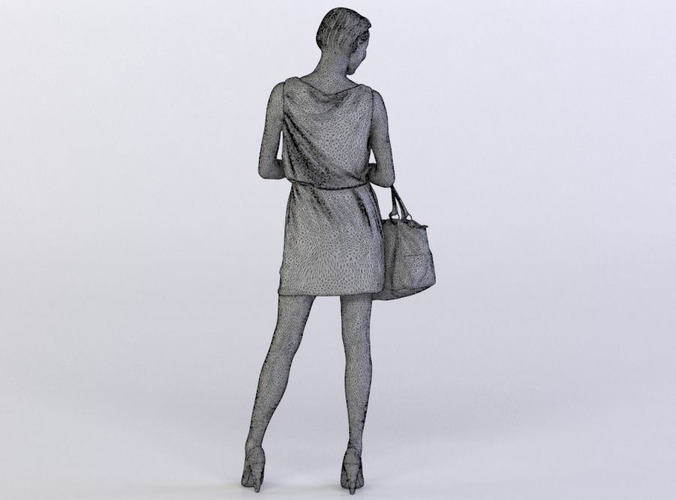 Stephanie 0474 Woman holding a bag