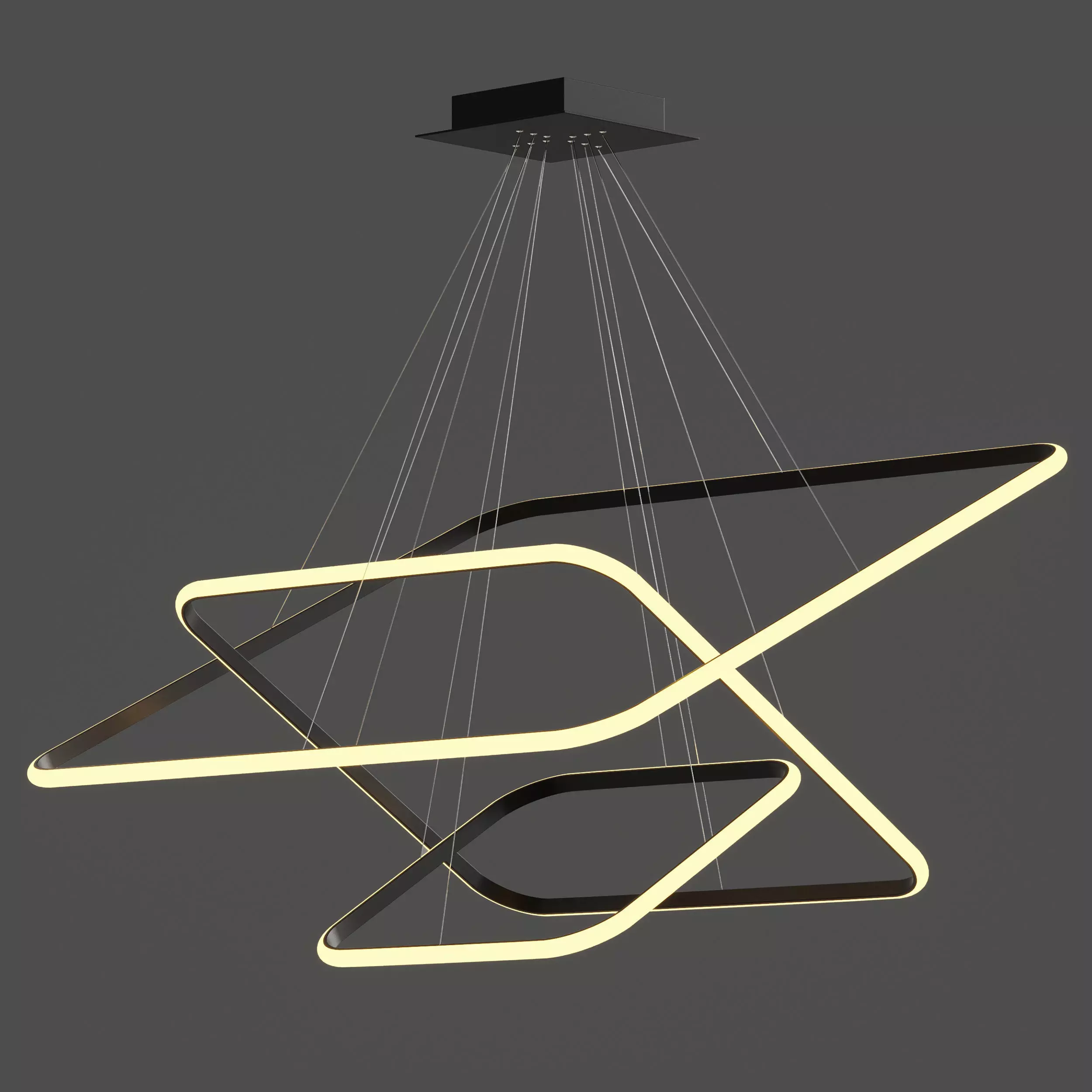 JMrider Pendant Light Modern corona 3D model_1