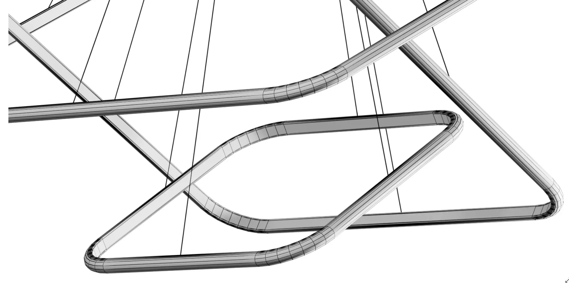 JMrider Pendant Light Modern corona 3D model_12