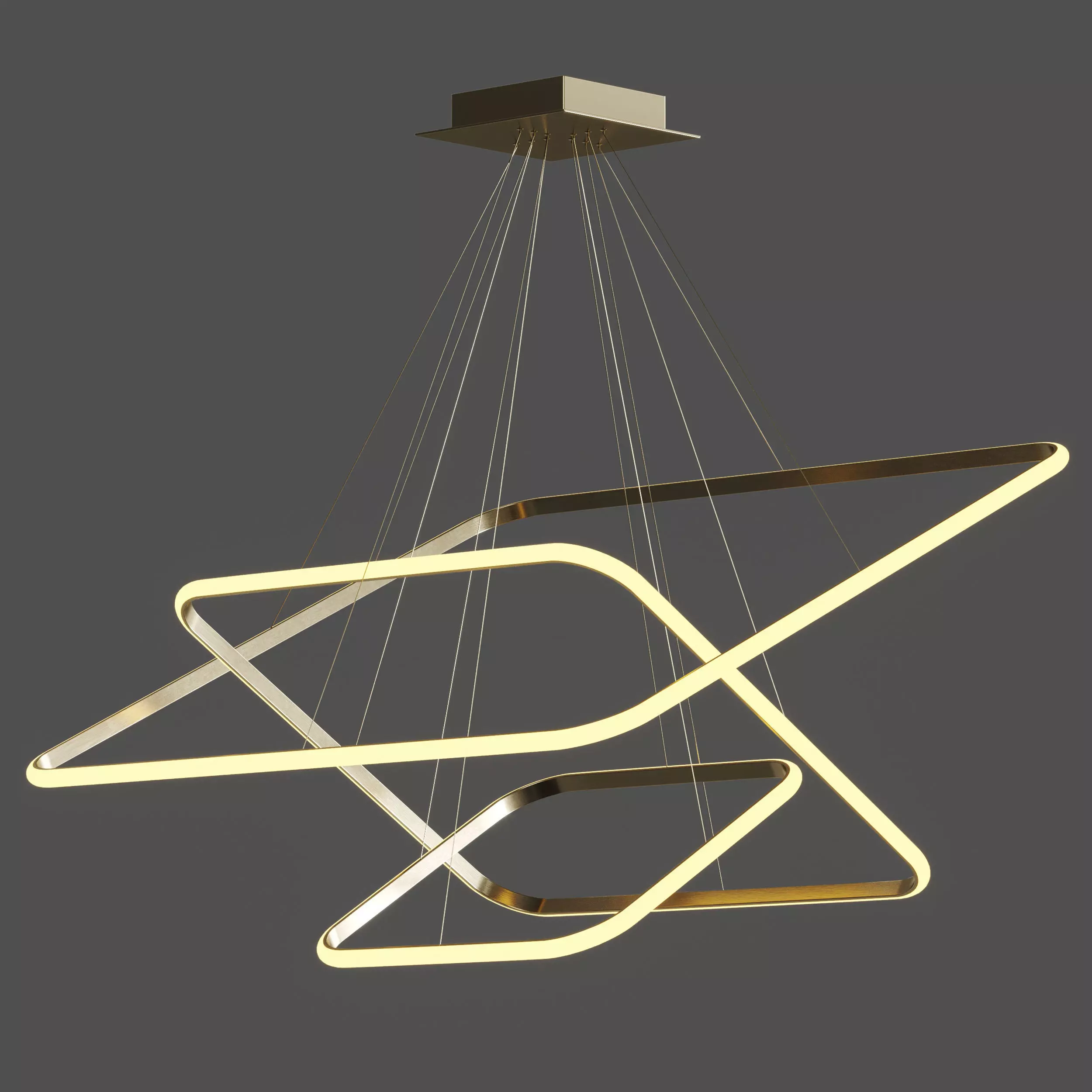 JMrider Pendant Light Modern corona 3D model_2