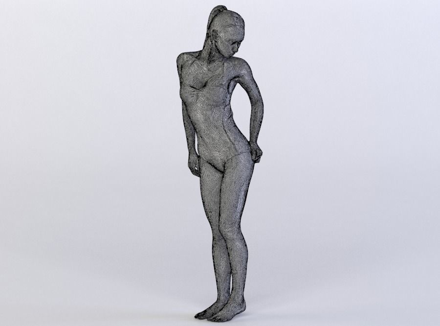 Tilda 0013 Woman in underwear 3D model_4