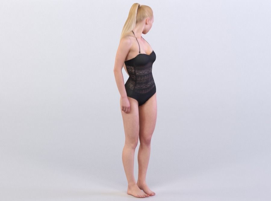Tilda 0013 Woman in underwear 3D model_3