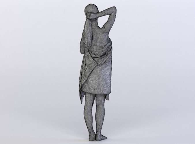 Tilda 0014 Woman in a bath towel