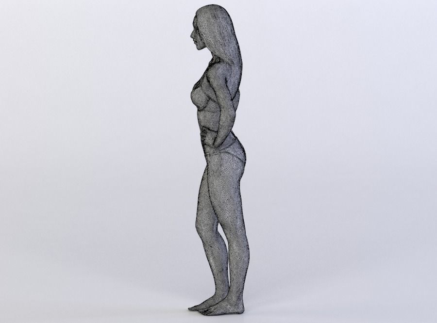 Tilda 0503 Woman in underwear 3D model_5