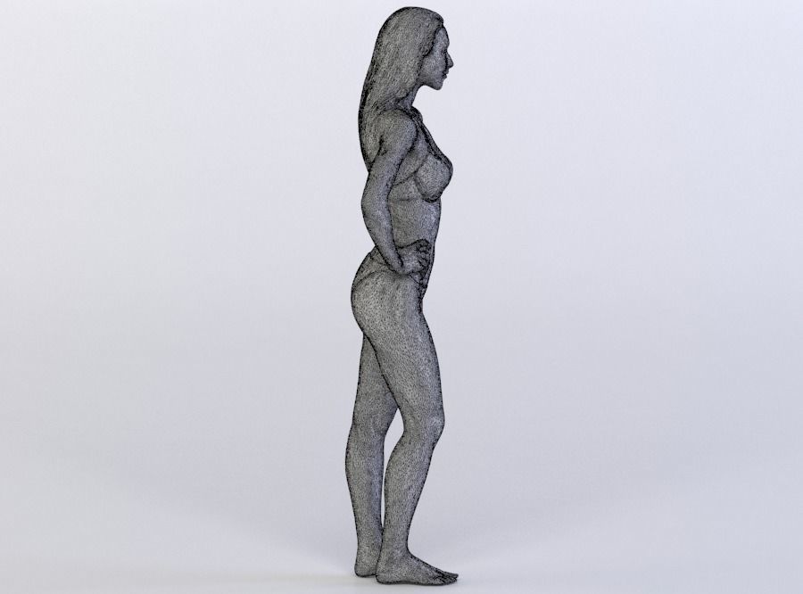 Tilda 0503 Woman in underwear 3D model_7