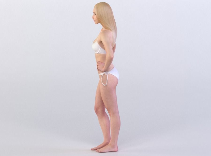 Tilda 0503 Woman in underwear 3D model_1