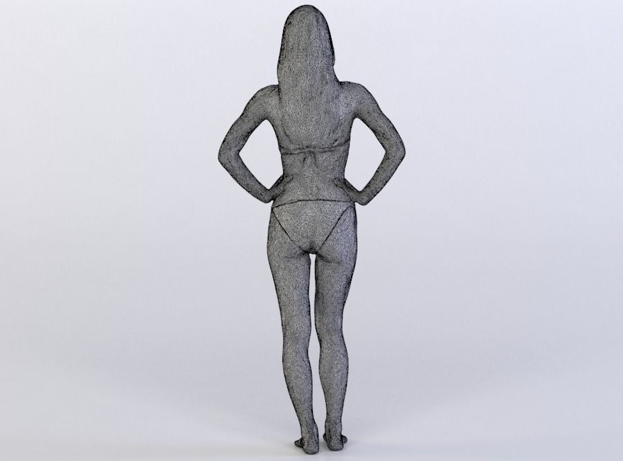 Tilda 0503 Woman in underwear 3D model_6