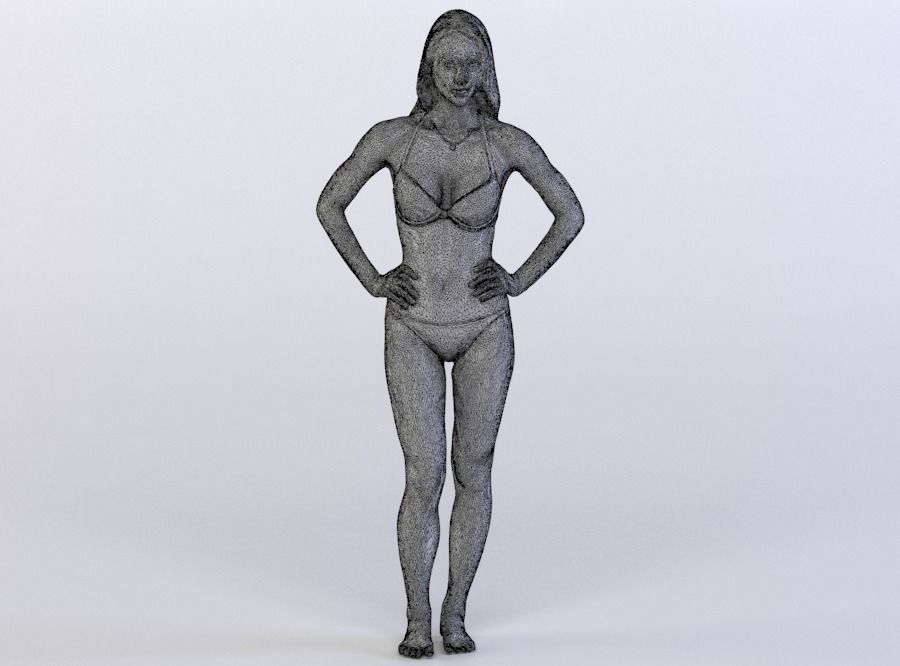 Tilda 0503 Woman in underwear 3D model_4