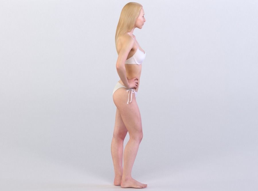Tilda 0503 Woman in underwear 3D model_3