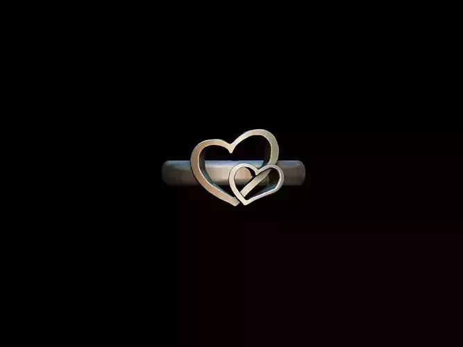 2hearts ring