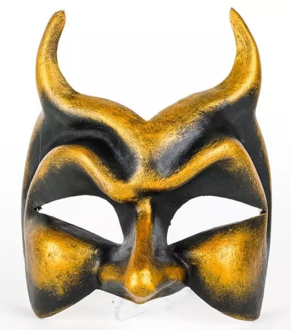 Luxury Devil Diavolo Mask Gothic Masquerade STL 3D print model