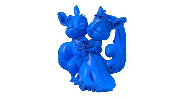 fox wedding -  Wedding Couple-  Cute Couple Holding Hear 