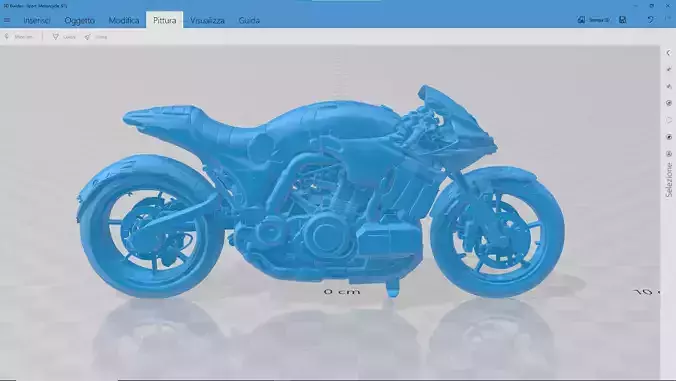 Sport Motorcycle STL