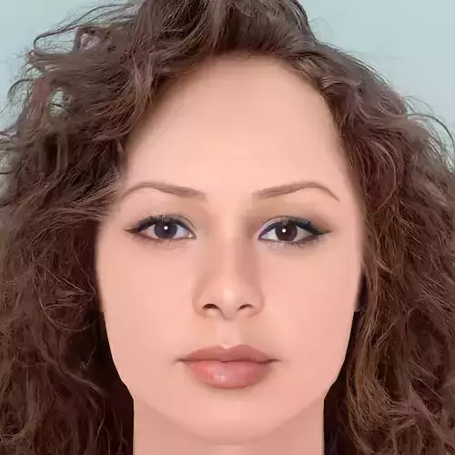 Jasmine Cephas Jones Head - No Hair - Low poly head for game