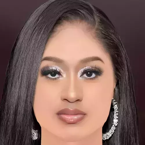 Jazmine Sullivan Head - No Hair - Low poly head for game