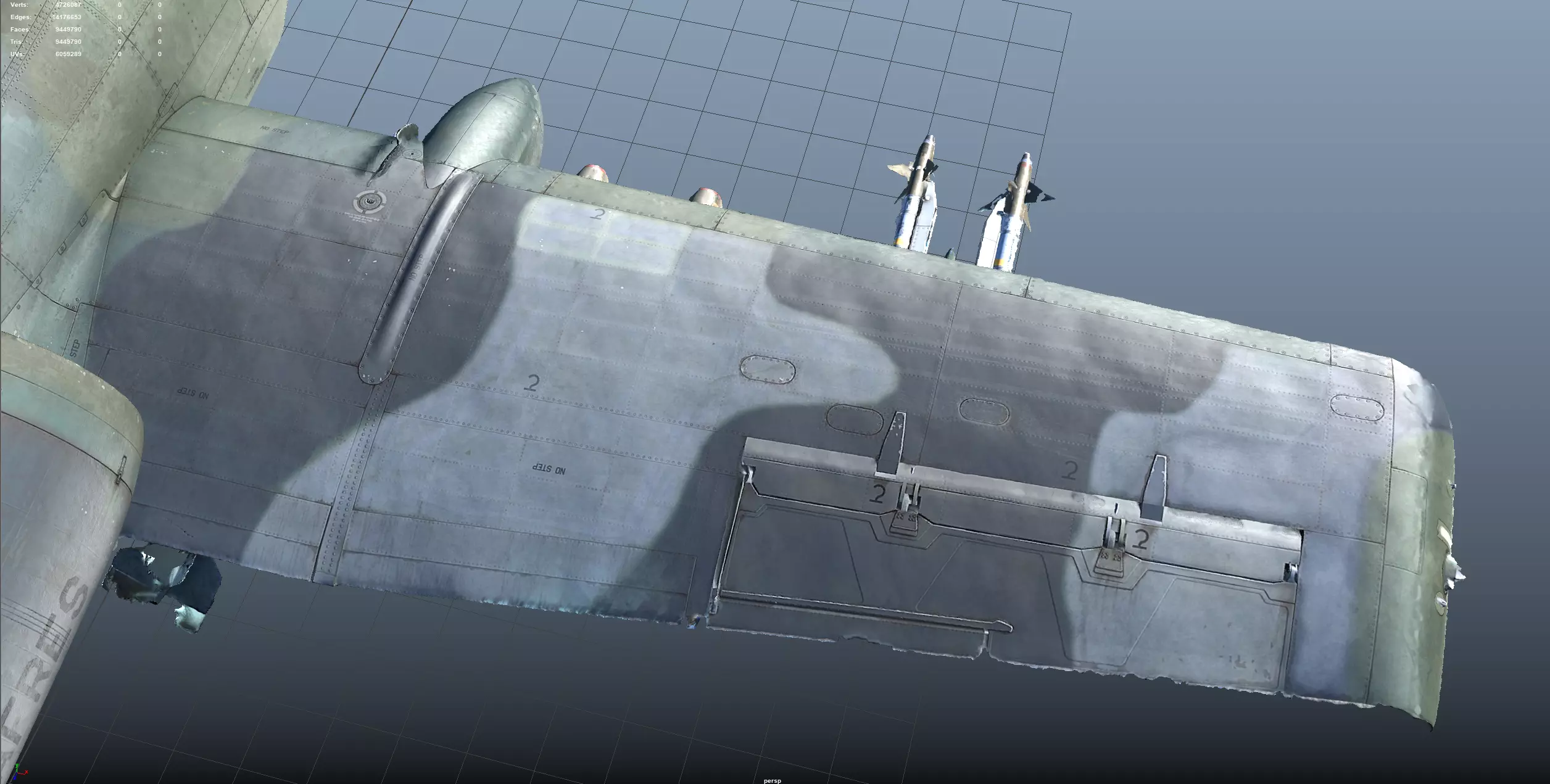 A-10 Thunderbolt High Quality 3d scan 3D model_6