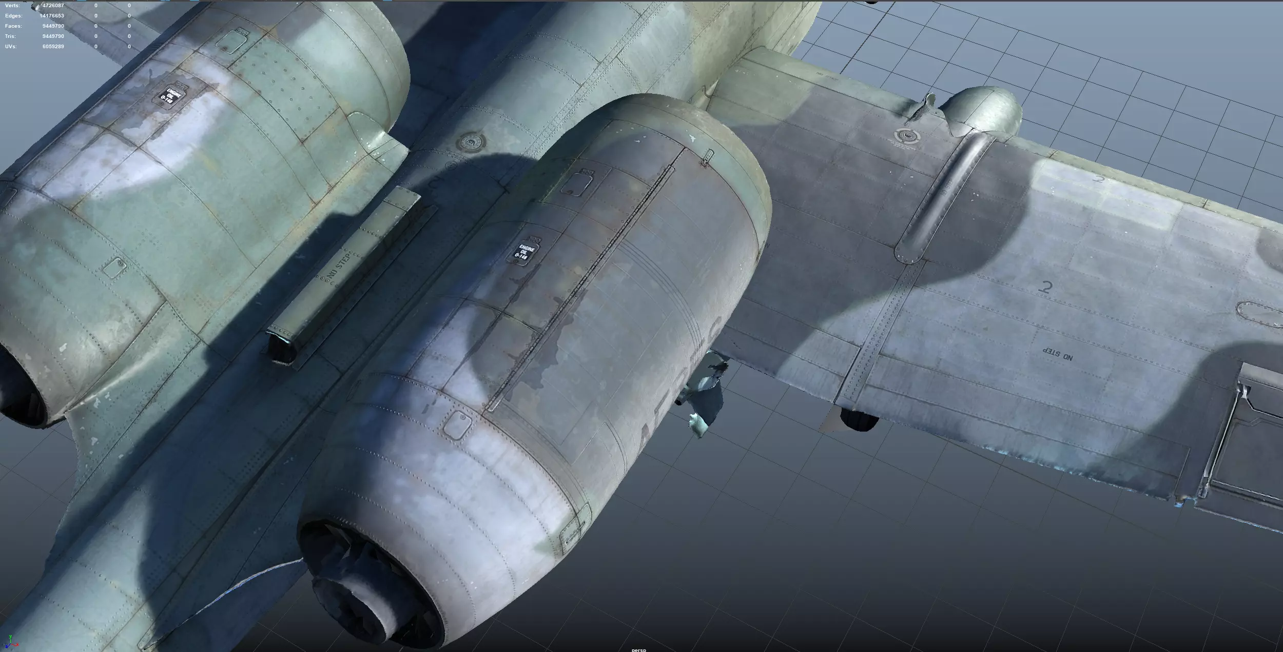 A-10 Thunderbolt High Quality 3d scan 3D model_5