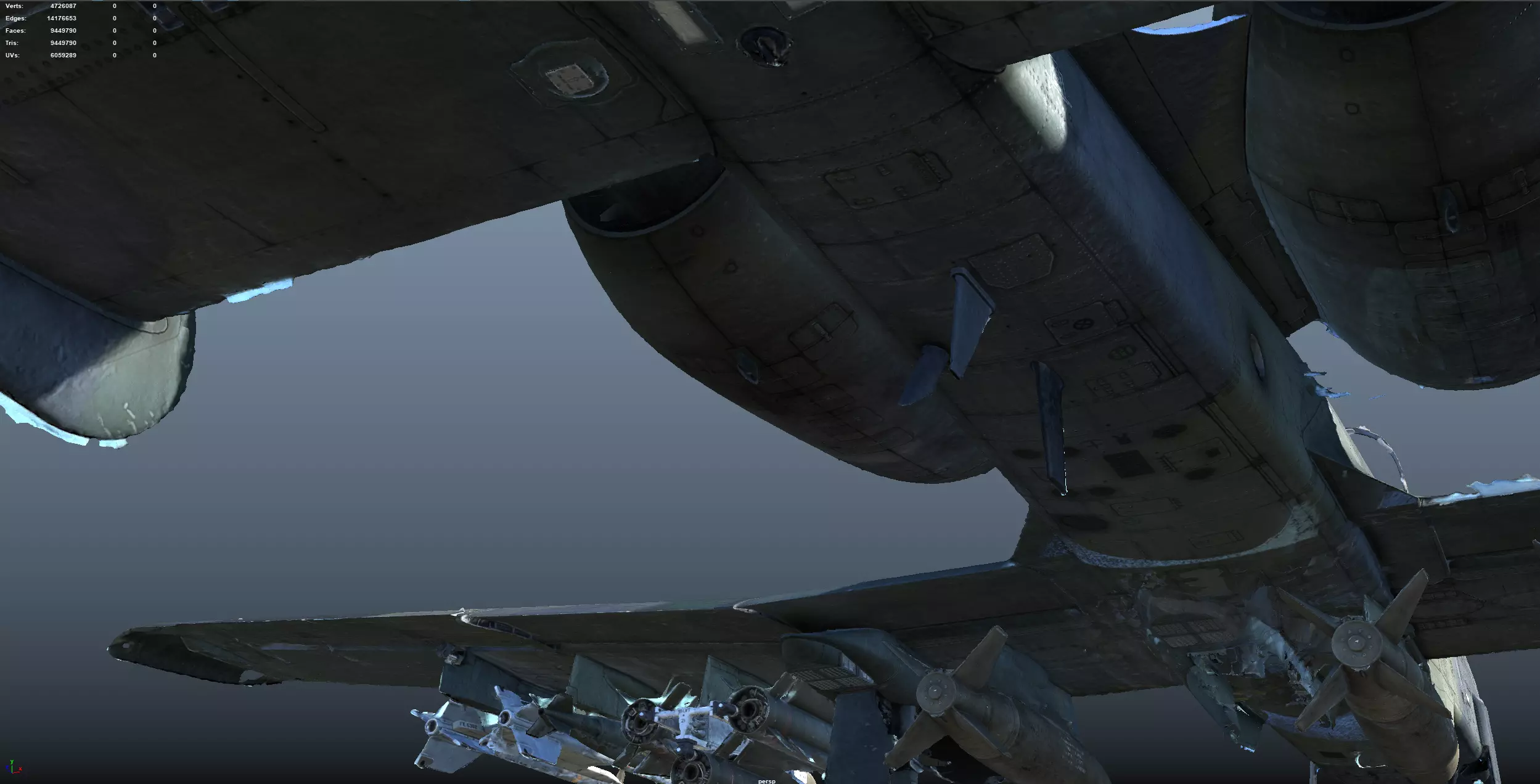 A-10 Thunderbolt High Quality 3d scan 3D model_8