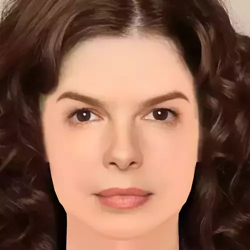 Jeanne Tripplehorn Head - No Hair - Low poly head for game