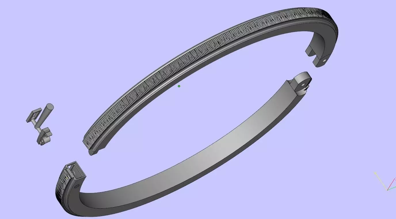 piaget Possession bracelet 3d model  3D model_8